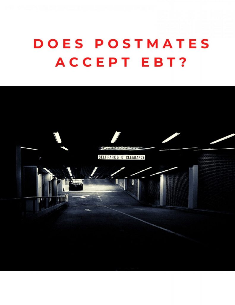 Does Postmates Take Cash?