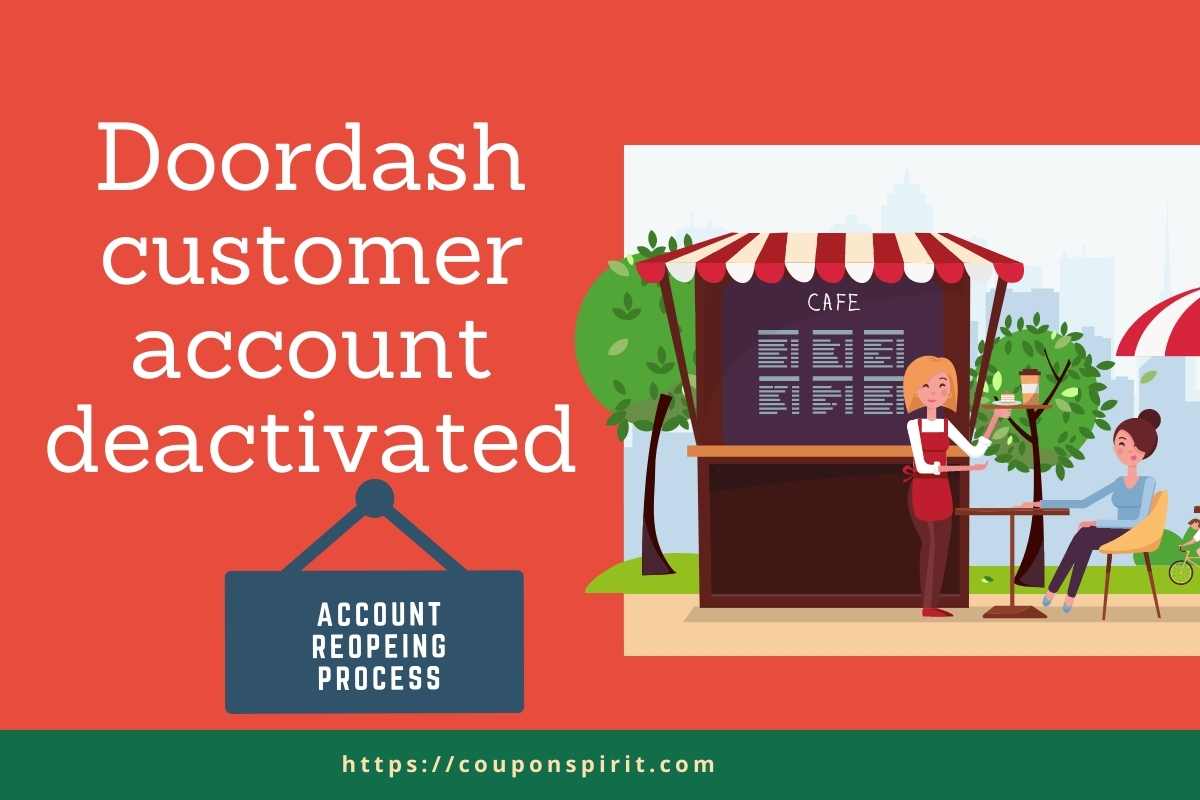 Doordash customer account deactivated